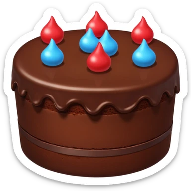 chocolate cake sticker