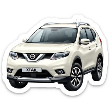 2019 white nissan x trail sticker
