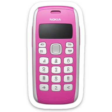 pink-nokia-flipphone sticker