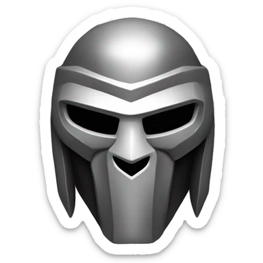 MF DOOM MASK sticker