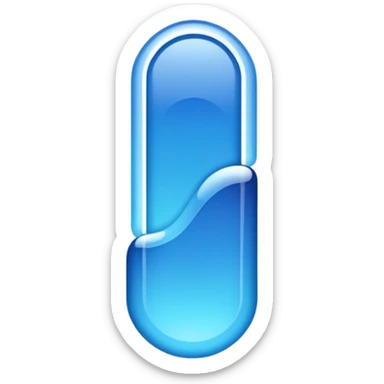 Temperature with blue hues sticker