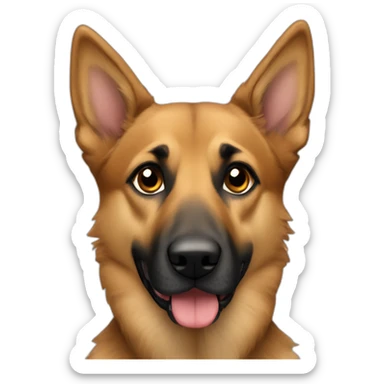 australian and german shepard mix sticker
