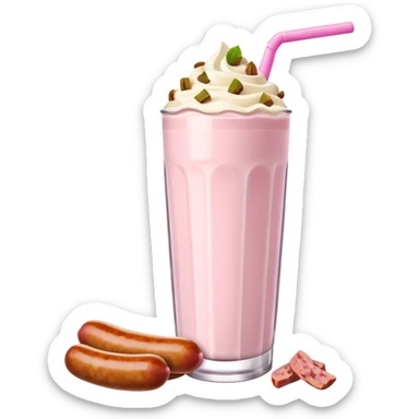 Sausage Milkshake sticker