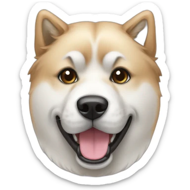 Dog-Akita sticker