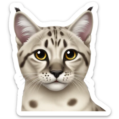 Seal point bicolor lynx point cat  sticker
