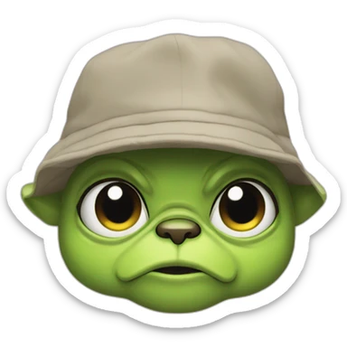 gremlin dressed as hypebeast sticker