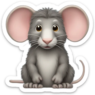 Bus rat woolly mammoth  sticker