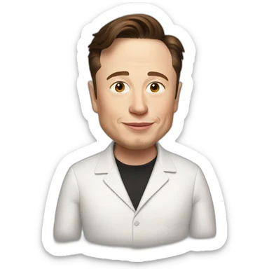 pregnant elon musk sticker