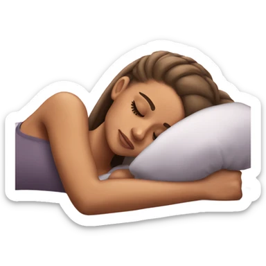 Ariana Grande sleeping sticker