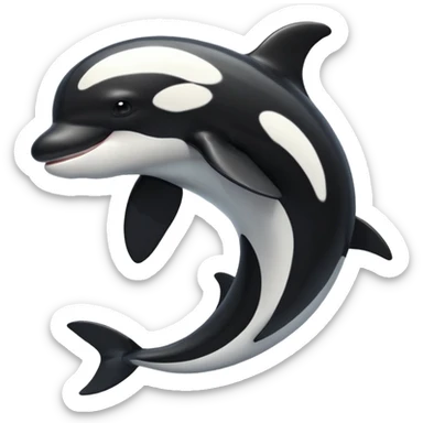 Create an orca sticker