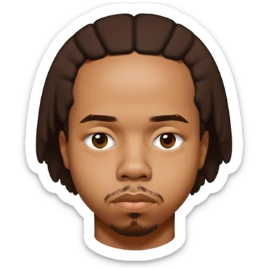 Earl Sweatshirt rapper with his signature stoic expression sticker