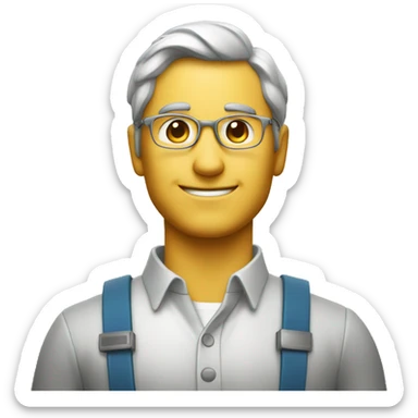 homme qui donne de l'argent a une publicité sticker