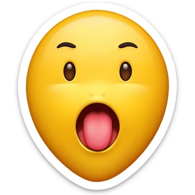 emoji with tongue out to the side with exes on its eyes sticker