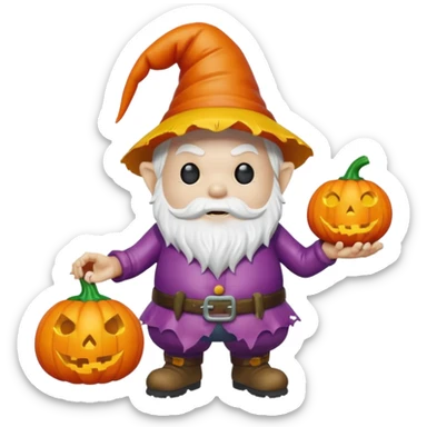   jeff koons inflatable puffy halloween zombie gnome sticker
