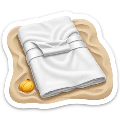 Towel – spread out on the sand sticker