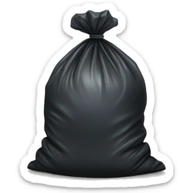 Trash bag sticker