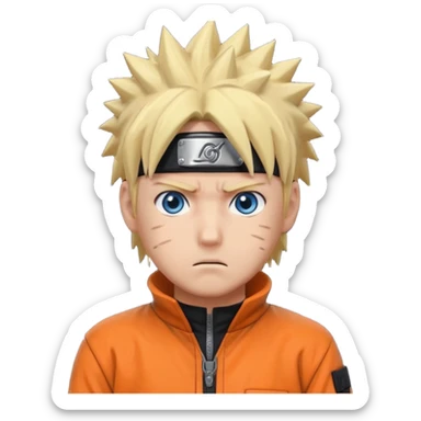 Naruto anime sticker