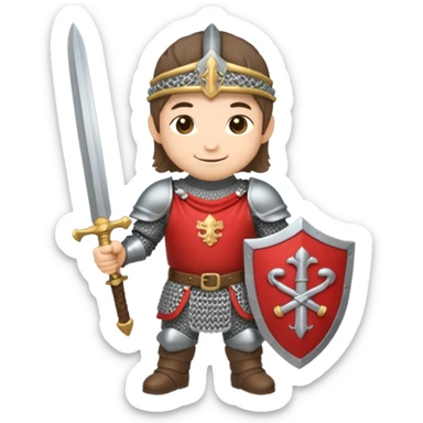 castle-guard, chibi full body sticker