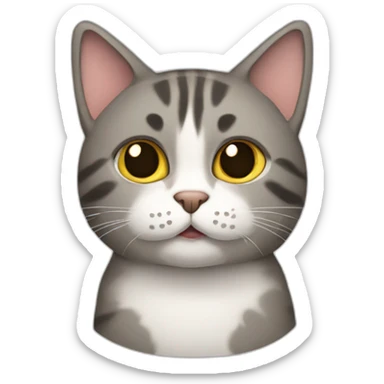cat-typing sticker