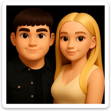 Make the man's shoulders wider while preserving the original style and proportions. The changes should be delicate and subtle, maintaining the overall look and feel of the original image. sticker