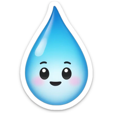 droplet emoji sticker
