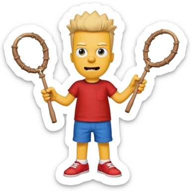 make the realistic bart simpson meme sticker