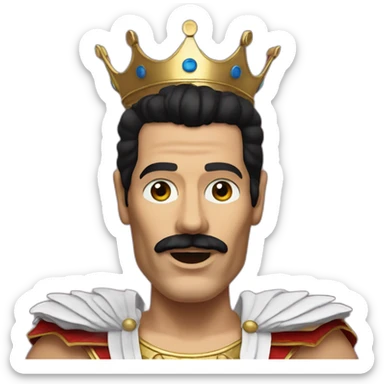 freddy mercury greek god sticker