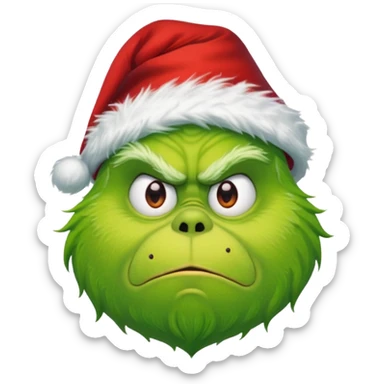 Grinch sticker