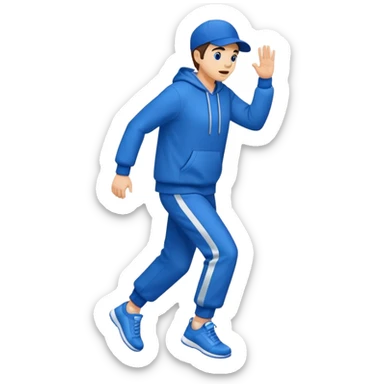 Crip walk sticker