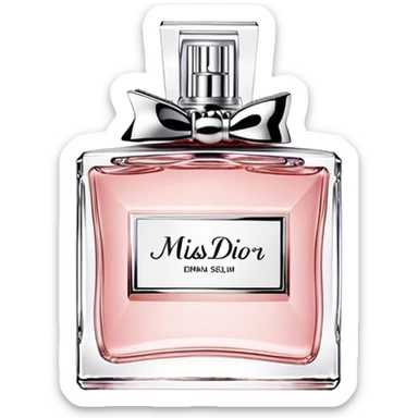 Miss Dior perfume sticker