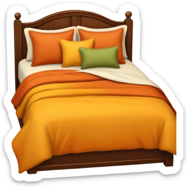 Fall bedding sticker