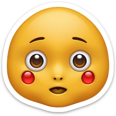 choking the chicken with one hand around the chickens neck sticker