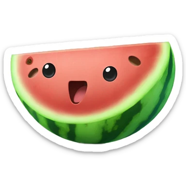 Watermelon goo sticker