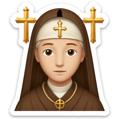 ajuda social imogi de persona y otro de vida religiosa humana sticker