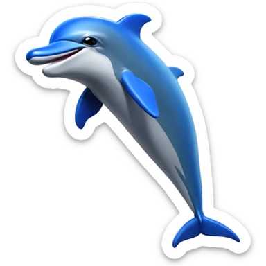 Dolphin Los Angeles Dodgers sticker