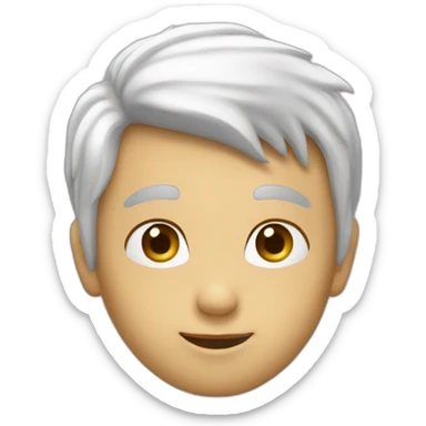 Un élève avec un coeur sticker