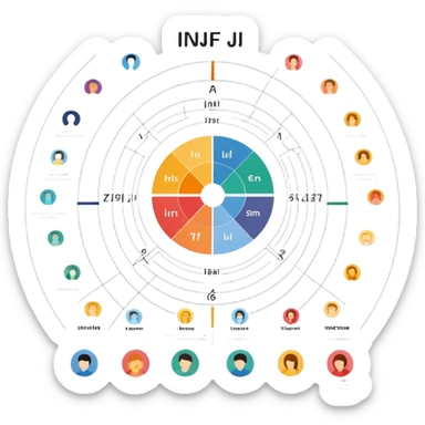Create an INFJ personality chart sticker