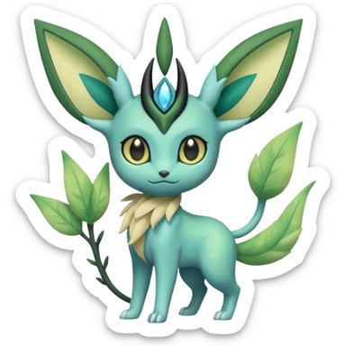 Amaura-Celebi-Umbreon-Leafeon-fusion sticker