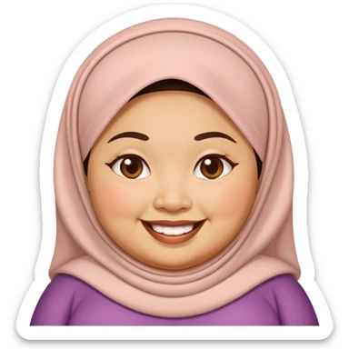 fat malay lady sticker