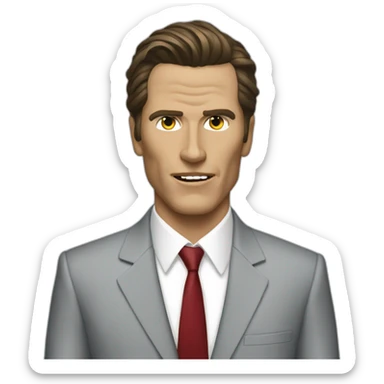 American psycho sticker