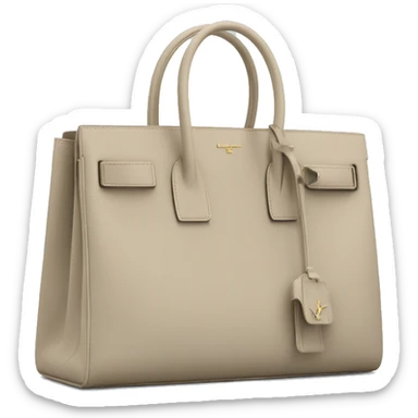 Bag Saint Laurent sac de jour beige  sticker