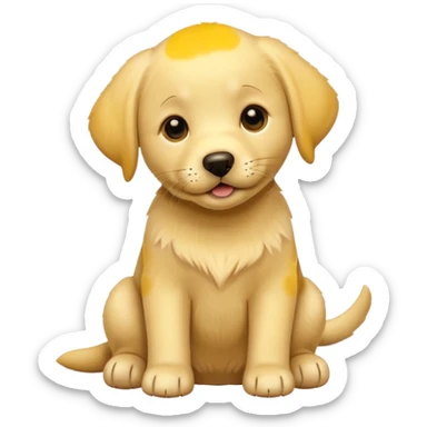 Labrador puppy sticker
