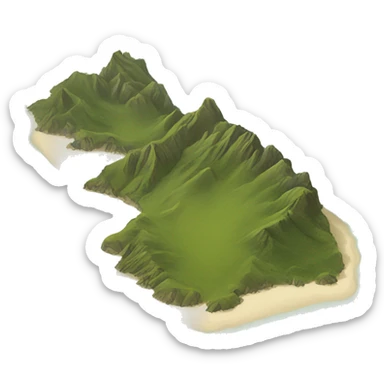 new zealand islands sticker