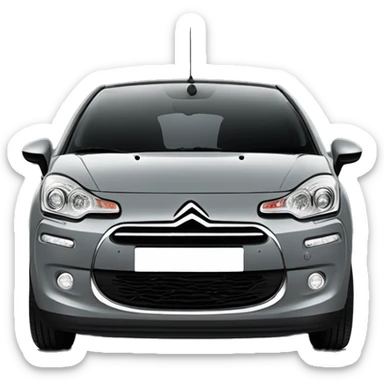Citroen c3 prestige 2015 grey sticker