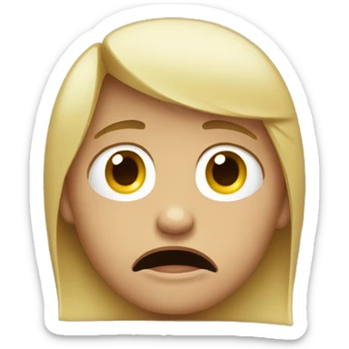 A kid crying  sticker