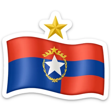 YUGOSLAVIA FLAG sticker