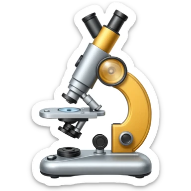 microscope lab tool sticker