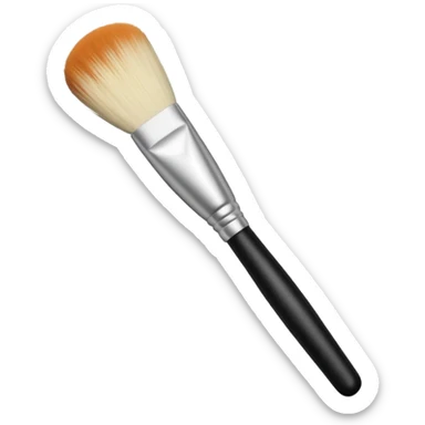 makeup brush sticker