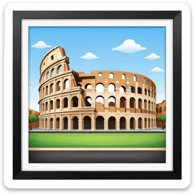 rome coloseum sticker