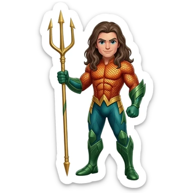 Aquaman from DC Universe sticker
